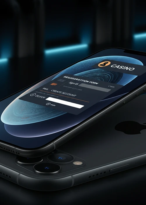 God Of Wins Casino registration form, illustrating quick and easy account creation steps